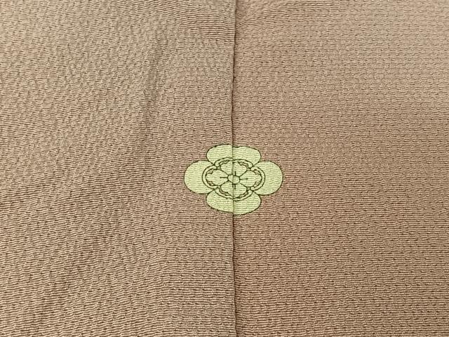 平和屋着物▽上質な小紋　単衣　霞文　暈し染め　正絹　逸品　AABI7610jh
