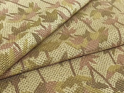 平和屋着物▽本場大島紬　単衣　笹の葉文　正絹　逸品　AABI7622jh