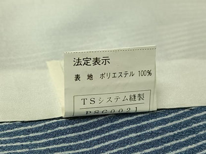 平和屋着物▽小紋　単衣　飛鶴文　洗える着物　AABI7644jh