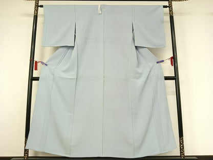平和屋着物▽上質な小紋　単衣　霞文　暈し染め　正絹　逸品　AABI7701jh