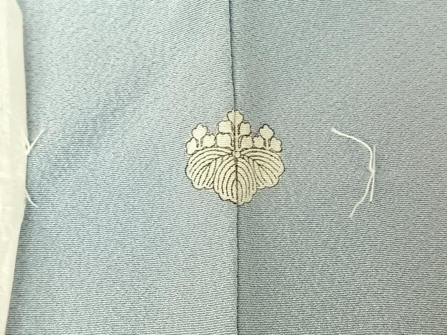 平和屋着物▽上質な小紋　単衣　霞文　暈し染め　正絹　逸品　AABI7701jh