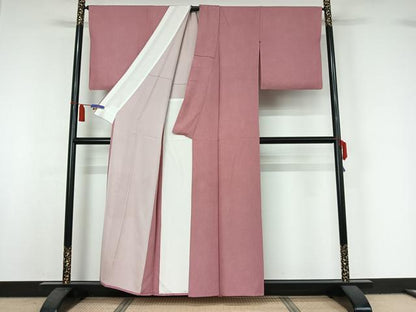 平和屋着物▽江戸小紋　単衣　鮫小紋柄　正絹　逸品　AABI7719jh