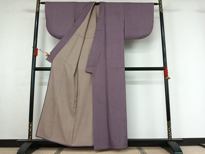 平和屋着物▽江戸小紋　単衣　鮫小紋柄　正絹　逸品　AABI7744jh