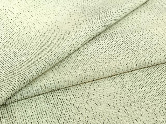 平和屋着物▽上質な紬　単衣　霞文　正絹　逸品　AABI7749jh