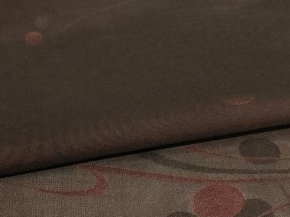 平和屋着物＊夏物　小紋　紗　丸文　正絹　逸品　AABI7771jd