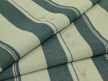 平和屋着物＊夏物　小紋　紗　間道　洗える着物　AABI7779jd