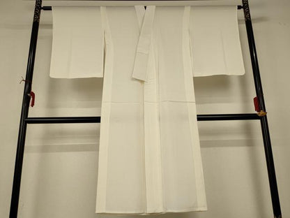 平和屋着物＊夏物　長襦袢　絽　鳥の子色　正絹　逸品　AABI7791jd