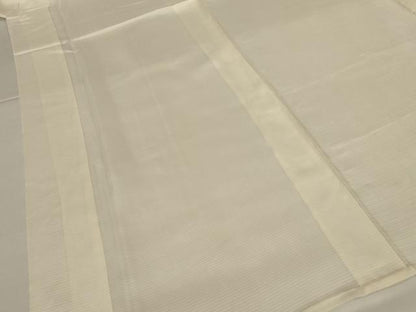 平和屋着物＊夏物　長襦袢　絽　鳥の子色　正絹　逸品　AABI7791jd