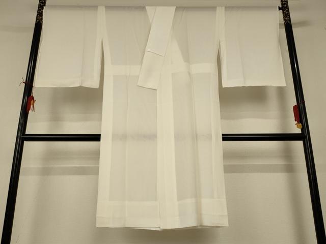 平和屋着物＊夏物　長襦袢　絽　鳥の子色　正絹　逸品　AABI7794jd