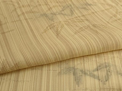 平和屋着物＊夏物　小紋　紗　笹文　正絹　逸品　AABI7808jd