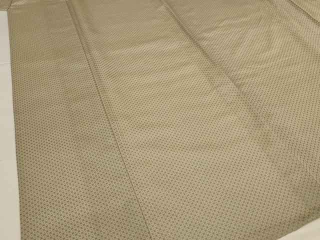 平和屋着物＊夏物　お召　疋田文様　正絹　逸品　AABI7811jd