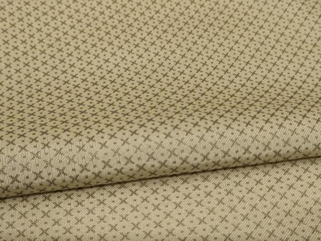 平和屋着物＊夏物　お召　疋田文様　正絹　逸品　AABI7811jd