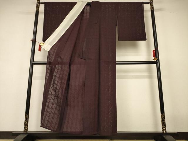 平和屋着物＊夏物　小紋　幾何学文様　AABI7812jd
