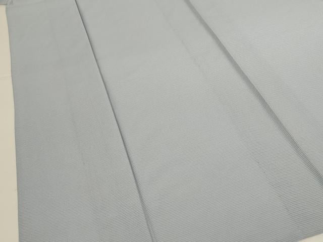 平和屋着物＊夏物　色無地　絽　灰青色　丹後ちりめん　反端付き　正絹　逸品　AABI7820jd