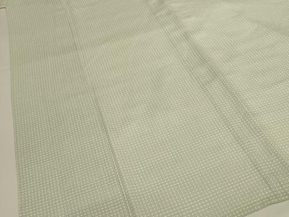 平和屋着物＊夏物　小紋　絽縮緬　格子　正絹　逸品　AABI7821jd
