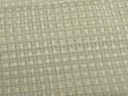 平和屋着物＊夏物　小紋　絽縮緬　格子　正絹　逸品　AABI7821jd