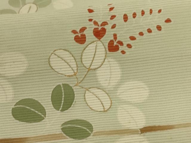 平和屋着物＊夏物　訪問着　絽　刺繍　萩文　金彩　正絹　逸品　AABI7823jd
