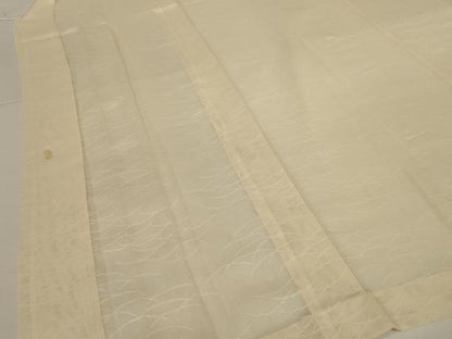 平和屋着物＊夏物　長襦袢　芝紋紗　浅黄色　正絹　逸品　AABI7828jd