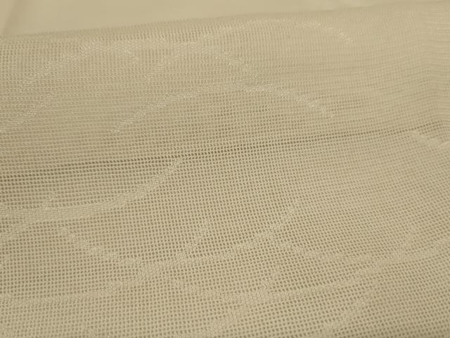 平和屋着物＊夏物　長襦袢　芝紋紗　浅黄色　正絹　逸品　AABI7828jd