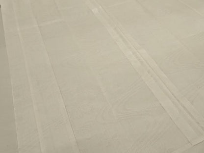 平和屋着物＊夏物　長襦袢　流水草花紋紗　白色　AABI7835jd