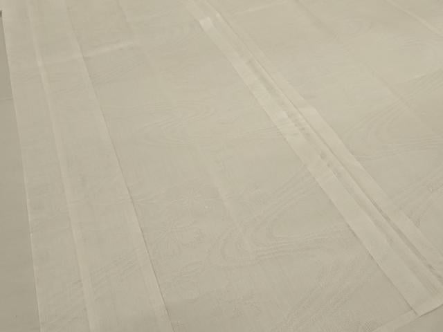 平和屋着物＊夏物　長襦袢　流水草花紋紗　白色　AABI7835jd