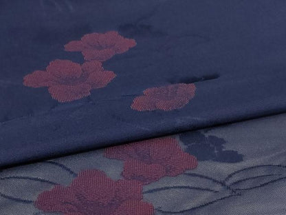 平和屋着物＊夏物　小紋　紗　草花文　正絹　逸品　未使用　AABI7839jd