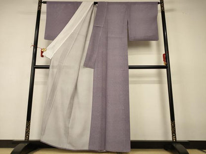 平和屋着物＊夏物　江戸小紋　絽　寄せ小紋柄　高島屋扱い　正絹　逸品　AABI7842jd