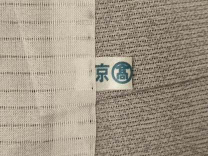 平和屋着物＊夏物　江戸小紋　絽　寄せ小紋柄　高島屋扱い　正絹　逸品　AABI7842jd