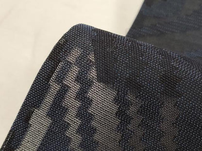 平和屋着物＊夏物　小紋　紗　幾何学文様　正絹　逸品　AABI7870jd