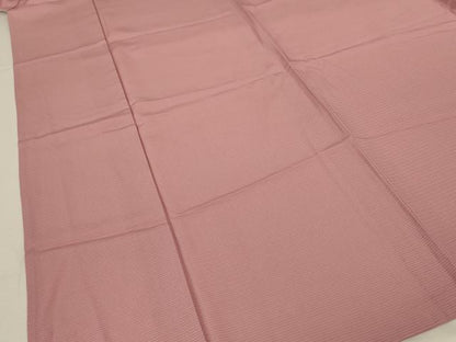 平和屋着物＊夏物　色無地　絽　鴇浅葱色　正絹　逸品　AABI7871jd