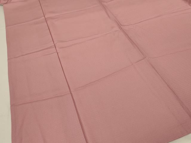平和屋着物＊夏物　色無地　絽　鴇浅葱色　正絹　逸品　AABI7871jd