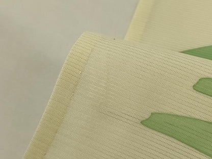 平和屋着物＊夏物 訪問着 絽 駒刺繍 草花文 銀彩 ロング丈 正絹 逸品 AABI7877jd