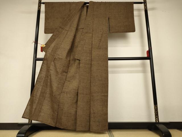 平和屋着物＊夏物　小紋　立涌文　AABI7880jd