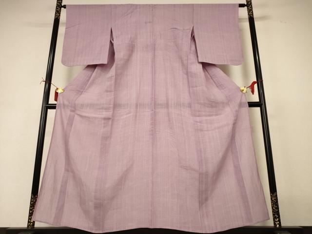 平和屋着物＊夏物　紗紬　霞文　正絹　逸品　AABI7889jd