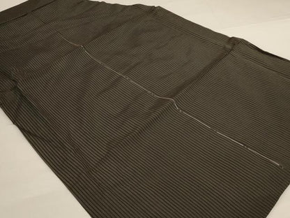 平和屋着物＊夏物　男性　馬乗り袴　縞　正絹　逸品　未使用　AABI7902jd
