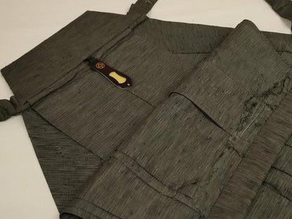 平和屋着物＊夏物　男性　馬乗り袴　霞文　正絹　逸品　未使用　AABI7903jd