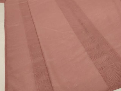 平和屋着物＊夏物　色無地　絽　流水文紗　宗伝唐茶色　正絹　逸品　未使用　AABI7904jd