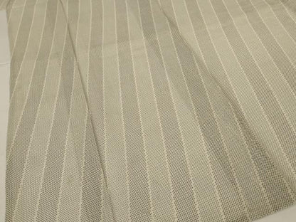 平和屋着物＊夏物　本塩沢　夏塩沢　斜縞　三越扱い　正絹　逸品　AABI7907jd