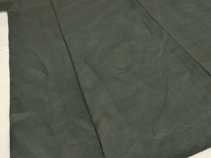 平和屋着物＊夏物　男性　色紋付　上布　藍媚茶色　麻　逸品　AABI7920jd