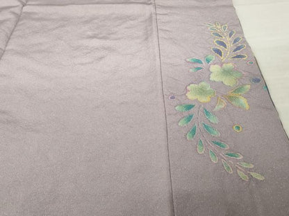 平和屋着物●訪問着　辻が花　絞り　舞花文　正絹　逸品　AABI7934ck