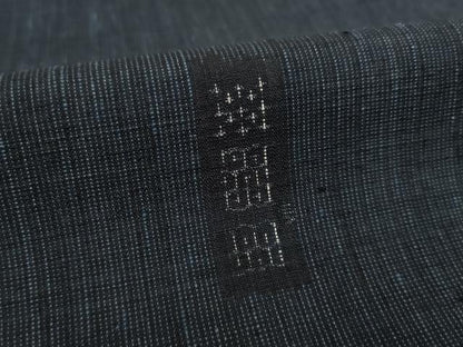 平和屋着物●結城紬　80亀甲　短冊文　飛び亀甲　正絹　逸品　AABI7936ck