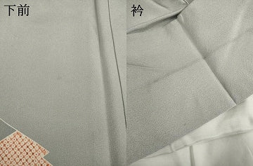 平和屋着物●訪問着　友禅　松皮菱花文　金彩　正絹　逸品　AABI7939ck
