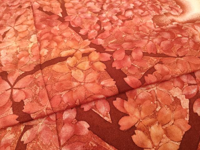平和屋着物●豪華振袖　桜　正絹　逸品　AABI7942ck
