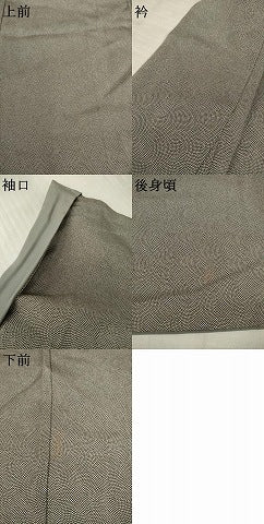 平和屋着物●江戸小紋　鮫小紋柄　正絹　逸品　AABI7944ck