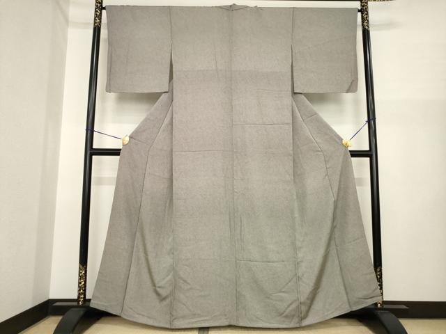 平和屋着物●江戸小紋　鮫小紋柄　正絹　逸品　AABI7944ck