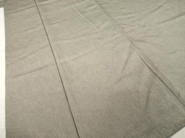 平和屋着物●江戸小紋　鮫小紋柄　正絹　逸品　AABI7944ck