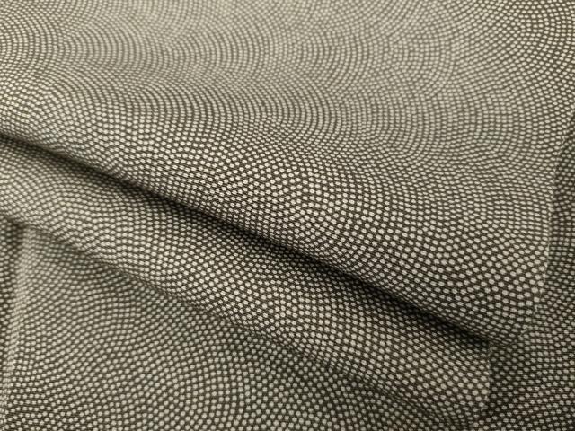 平和屋着物●江戸小紋　鮫小紋柄　正絹　逸品　AABI7944ck