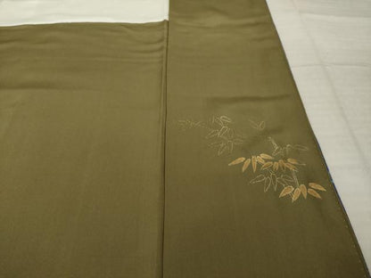 平和屋着物●上質な小紋　葡萄蔦草文　正絹　逸品　AABI7954ck