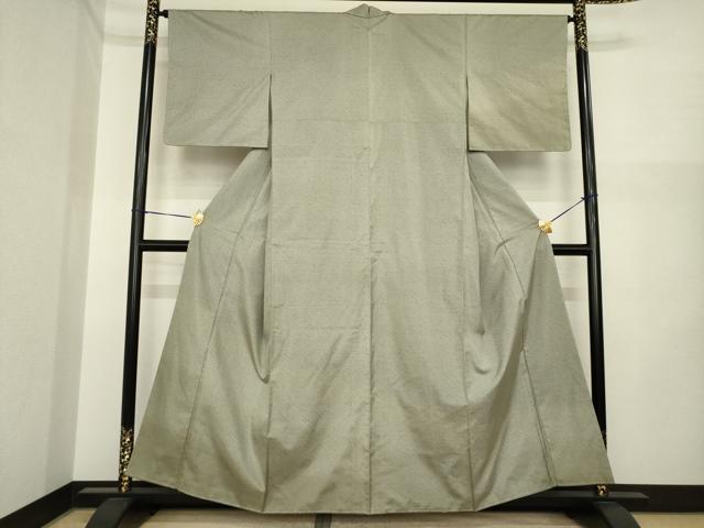 平和屋着物○本場大島紬 染大島 訪問着 斜縞 正絹 逸品 AABI7959ck