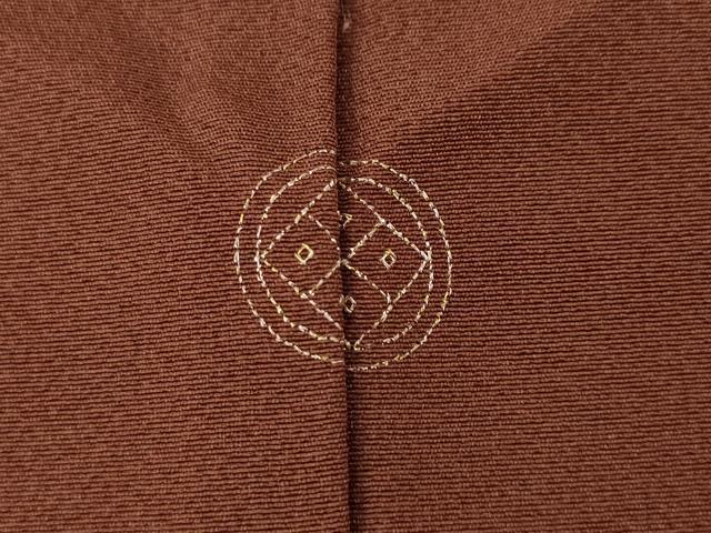 平和屋着物●豪華色留袖　友禅　作家物　駒刺繍　花丸文　金彩　正絹　逸品　AABI7960ck